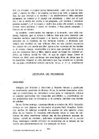 Cuadernos hispanoamericanos, núm. 356 (febrero 1980). Lectura de revistas / H. S. | Biblioteca Virtual Miguel de Cervantes