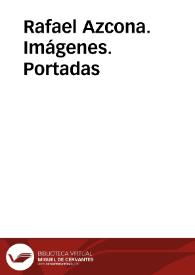 Rafael Azcona. Imágenes. Portadas | Biblioteca Virtual Miguel de Cervantes