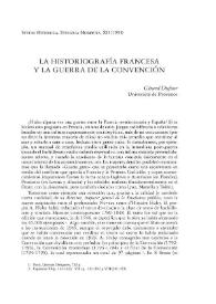 La historiografía francesa y la Guerra de la Convención  / Gérard Dufour | Biblioteca Virtual Miguel de Cervantes