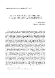 La historiografía francesa y la Guerra de la Convención  / Gérard Dufour | Biblioteca Virtual Miguel de Cervantes