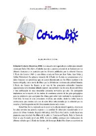 Editorial Corimbo (Barcelona, 1998-  ) [Semblanza] / Delia Guijarro Arribas | Biblioteca Virtual Miguel de Cervantes