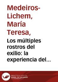 Los múltiples rostros del exilio: la experiencia del des-arraigo en dos novelas de Luisa Valenzuela / María Teresa Medeiros-Lichem | Biblioteca Virtual Miguel de Cervantes
