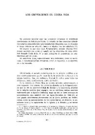 Los creyenceros en Costa Rica / Constantino Láscaris | Biblioteca Virtual Miguel de Cervantes