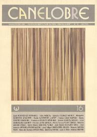 Canelobre, 16 (verano-otoño 1989) / director Jose Carlos Rovira | Biblioteca Virtual Miguel de Cervantes