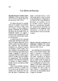 Cuadernos hispanoamericanos, núm. 634 (abril 2003). Los libros en Europa  / B. M. | Biblioteca Virtual Miguel de Cervantes