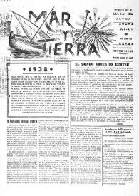 Mar y Tierra : Semanario de Lucha. Núm. 18, 1ª de enero de 1938 | Biblioteca Virtual Miguel de Cervantes