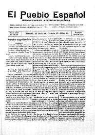 El Pueblo Español : Semanario Anticaciquista. Núm. 68, 24 de junio de 1917 | Biblioteca Virtual Miguel de Cervantes