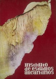 Revista Instituto de Estudios Alicantinos. Época II, núm. 15, mayo-agosto 1975 | Biblioteca Virtual Miguel de Cervantes