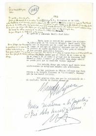 Carta de Manuel Altolaguirre a Camilo José Cela. México, 26 de noviembre de 1958 | Biblioteca Virtual Miguel de Cervantes