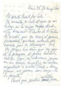 Carta de Manuel Altolaguirre a Camilo José Cela. México, 20 de mayo de 1959 | Biblioteca Virtual Miguel de Cervantes