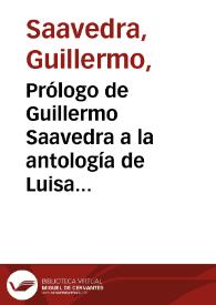 Prólogo de Guillermo Saavedra a la antología de Luisa Valenzuela  "El placer rebelde"  | Biblioteca Virtual Miguel de Cervantes