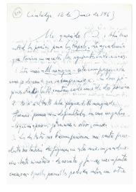 Carta de Jorge Guillén a Camilo José Cela. Cambridge, 12 de junio de 1963
 | Biblioteca Virtual Miguel de Cervantes