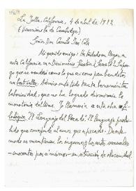 Más información sobre Carta de Jorge Guillén a Camilo José Cela. California, 4 de abril de 1972
