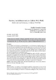 Nación o socialdemocracia en Galicia: PSG-PSdG / Emilio Grandío Seoane | Biblioteca Virtual Miguel de Cervantes