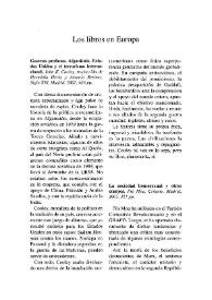 Cuadernos Hispanoamericanos, núm. 630 (diciembre 2002). Los libros en Europa / B. M. | Biblioteca Virtual Miguel de Cervantes
