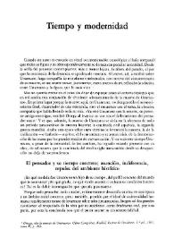 Tiempo y modernidad / Carlos París | Biblioteca Virtual Miguel de Cervantes