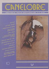 Canelobre, 10 (verano-otoño 1987) / director José Carlos Rovira | Biblioteca Virtual Miguel de Cervantes