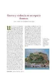 Guerra y violencia en un espacio frontero / José Vicente Cabezuelo Pliego | Biblioteca Virtual Miguel de Cervantes