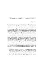 Política antiterrorista y debate público, 1996-2009 / Juan Avilés Farré | Biblioteca Virtual Miguel de Cervantes