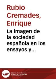 La imagen de la sociedad española en los ensayos y epistolarios de Juan Valera / Enrique Rubio | Biblioteca Virtual Miguel de Cervantes