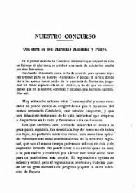 Una carta de don Marcelino Menéndez y Pelayo / M. Menéndez y Pelayo | Biblioteca Virtual Miguel de Cervantes