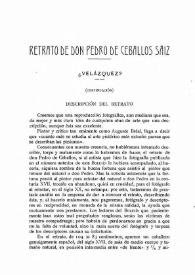 Retrato de don Pedro de Ceballos Sáiz. ¿Velázquez? (Continuación) / Octavio Bianqui, Octavio, Anníbal G. Riancho

 | Biblioteca Virtual Miguel de Cervantes