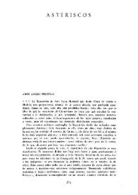 Cuadernos Hispanoamericanos, núm. 23 (sept.-octubre 1951). Asteriscos | Biblioteca Virtual Miguel de Cervantes