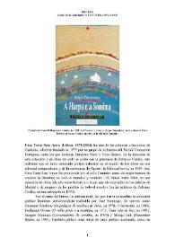 Uma Terra Sem Amos (Lisboa, 1978-2004) [Semblanza] / Daniel Melo | Biblioteca Virtual Miguel de Cervantes