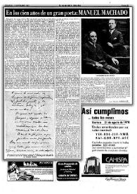 En los cien años de un gran poeta: Manuel Machado / Juan Ramón Masoliver | Biblioteca Virtual Miguel de Cervantes