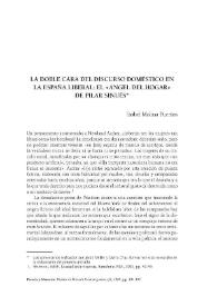 La doble cara del discurso doméstico en la España liberal: el "ángel del hogar" de Pilar Sinués / Isabel Molina Puertos | Biblioteca Virtual Miguel de Cervantes