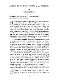 Actitud de Unamuno frente a la filosofía / por Carlos París A.  | Biblioteca Virtual Miguel de Cervantes