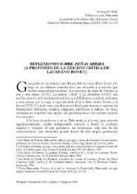 Reflexiones sobre "Peñas arriba" (a propósito de la edición crítica de Laureano Bonet) / Anthony H. Clarke | Biblioteca Virtual Miguel de Cervantes