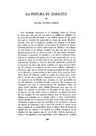 La pintura de Zabaleta / por Manuel Sánchez-Camargo | Biblioteca Virtual Miguel de Cervantes