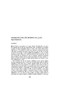 Croniquilla del año muerto 1951 / por Enrique Casamayor | Biblioteca Virtual Miguel de Cervantes