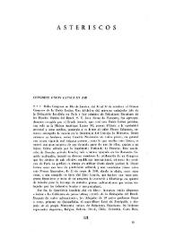 Cuadernos Hispanoamericanos, núm. 26 (febrero 1952). Asteriscos | Biblioteca Virtual Miguel de Cervantes