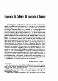 Documentos del Cartulario del monasterio de Celanova / Manuel Serrano y Sanz | Biblioteca Virtual Miguel de Cervantes