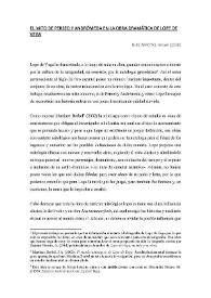 El mito de Perseo y Andrómeda en la obra dramática de Lope de Vega / Ismael Ruiz Arroyo | Biblioteca Virtual Miguel de Cervantes