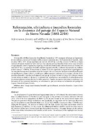 Reforestación, silvicultura e incendios forestales en la dinámica del paisaje del Espacio Natural de Sierra Nevada (1881-2018) / Miguel Ángel Mesa Garrido | Biblioteca Virtual Miguel de Cervantes