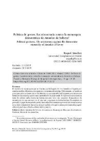 Política de gestos. La aristocracia contra la monarquía democrática de Amadeo de Saboya / Raquel Sánchez | Biblioteca Virtual Miguel de Cervantes