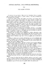 Ortega Muñoz: una pintura silenciosa / por Luis Felipe Vivanco | Biblioteca Virtual Miguel de Cervantes
