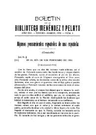 Algunos pensamientos españoles de una española (Conclusión) / Hubert Becher | Biblioteca Virtual Miguel de Cervantes