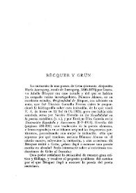 Bécquer y Grün / José M.ª de Cossío | Biblioteca Virtual Miguel de Cervantes