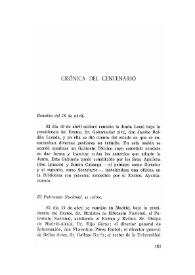 Boletín de la Biblioteca de Menéndez Pelayo, núms. 1 y 2, año 31 (enero-junio 1955). Crónica del Centenario / José Simón Cabarga | Biblioteca Virtual Miguel de Cervantes