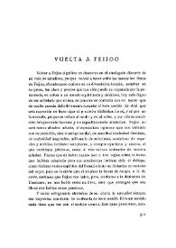 Vuelta a Feijoo / José María de Cossío | Biblioteca Virtual Miguel de Cervantes