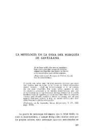 La mitología en la obra del Marqués de Santillana / M.ª Isabel López Bascuñana | Biblioteca Virtual Miguel de Cervantes