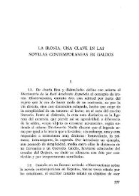 La ironía, una clave en las "Novelas Contemporáneas" de Galdós / Enrique Miralles García | Biblioteca Virtual Miguel de Cervantes