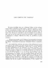 Las cartas de Valera / Manuel Bermejo Marcos | Biblioteca Virtual Miguel de Cervantes