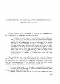 "Pequeñeces", de Coloma y su interpretación socio-política / Ignacio Elizalde | Biblioteca Virtual Miguel de Cervantes