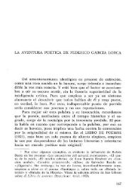 La aventura poética de Federico García Lorca / Armando López Castro | Biblioteca Virtual Miguel de Cervantes