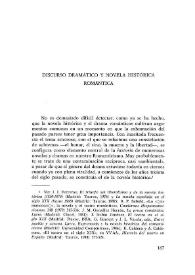 Discurso dramático y novela histórica romántica / Ermitas Penas Varela | Biblioteca Virtual Miguel de Cervantes